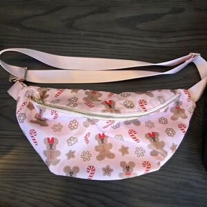 Disney Minnie Mouse Gingerbread Holiday Belt Bag